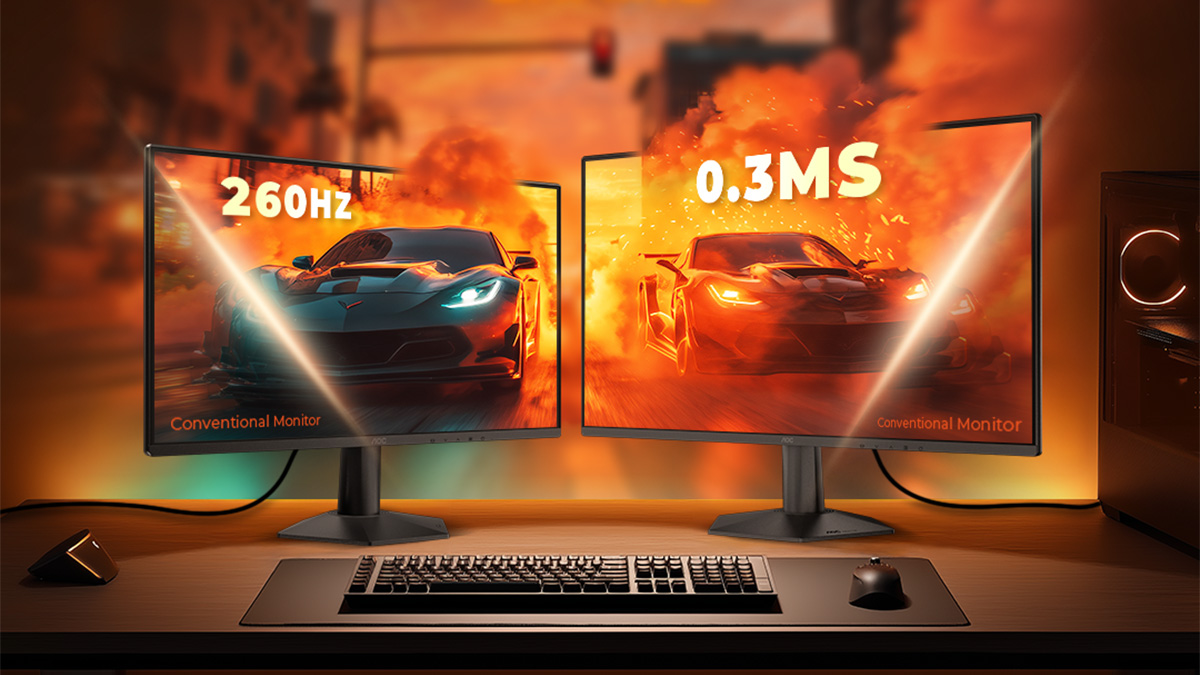 AOC Gaming 24G50Z và 27G50Z ra mắt: Màn hình 260Hz mà giá chỉ từ từ 2.79 triệu